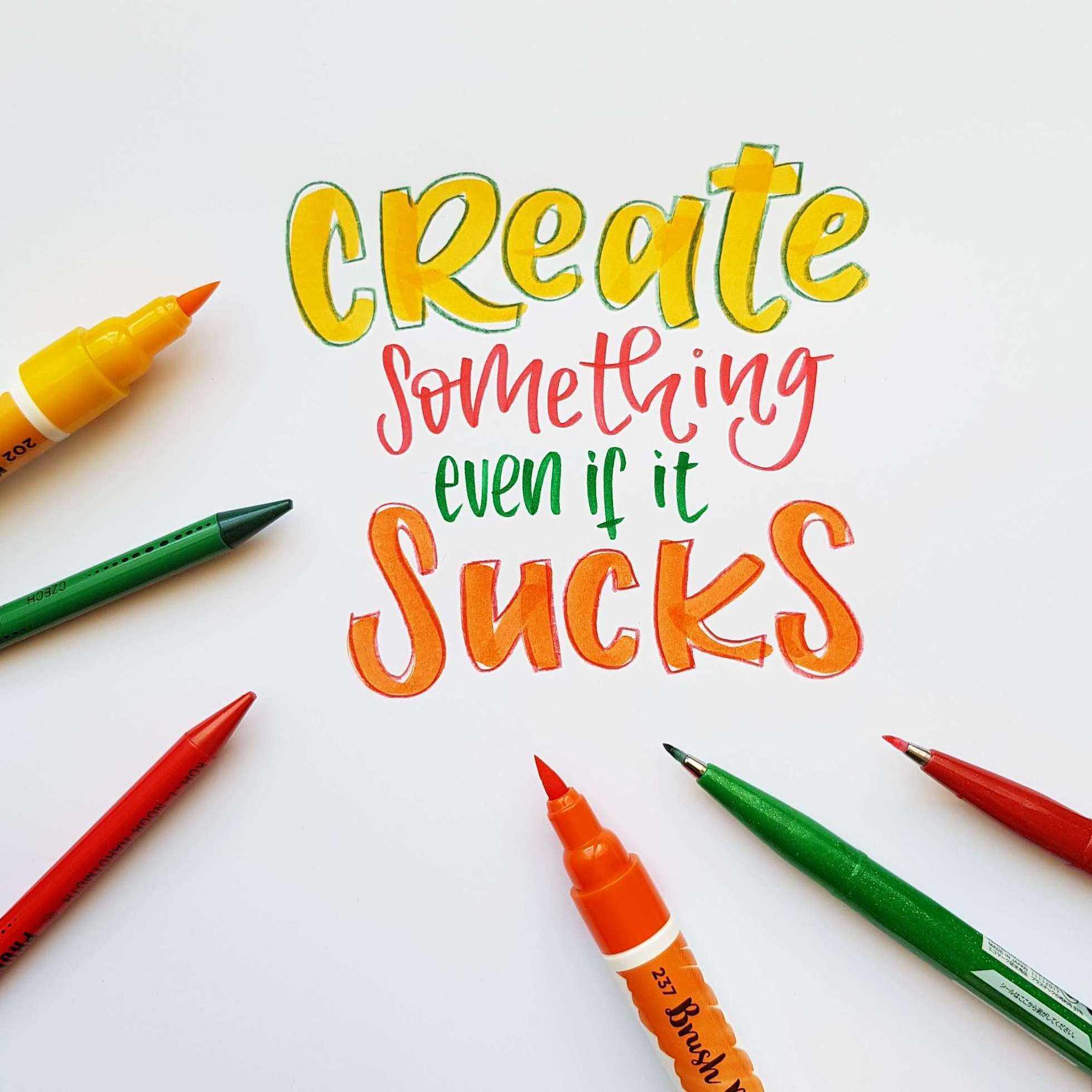 Create something even if it sucks